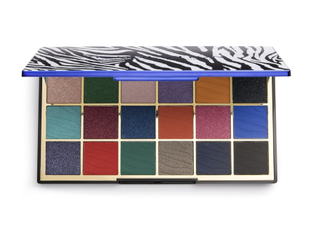 Revolution Wild Animal Eyeshadow Palette, Integrity, 18 Bold & Vibrant Shades